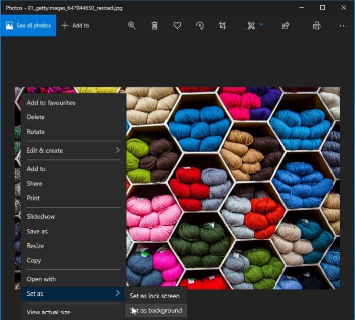 change desktop background in Windows 10 pic6