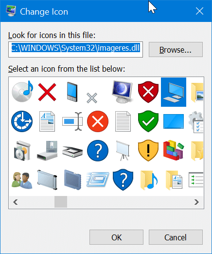 change desktop icons in Windows 10 pic4