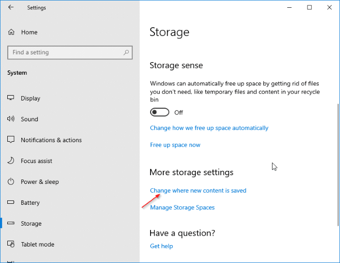change download location of Windows Store apps in Windows 10 pic3