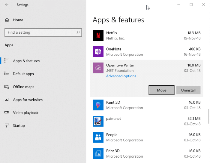 change download location of Windows Store apps in Windows 10 pic4