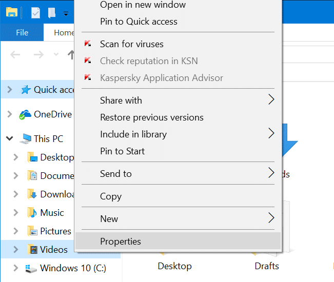 change game dvr captures folder location in windows 10 pic1