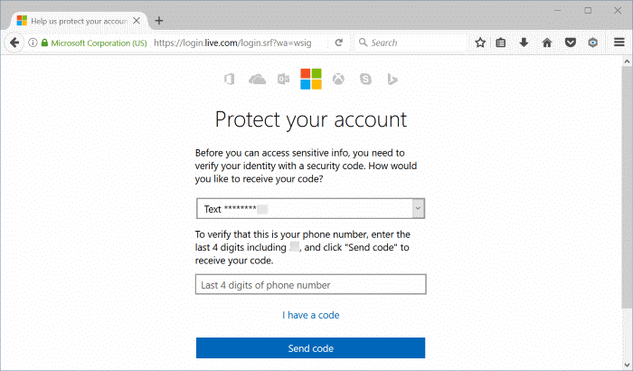 change microsoft account phone number pic5