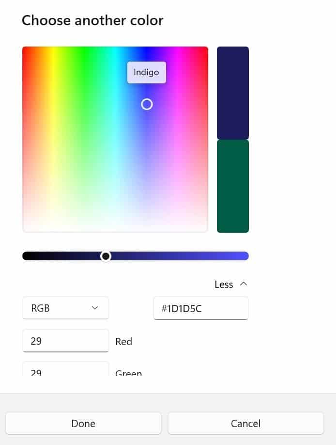 change mouse pointer cursor color in Windows pic8