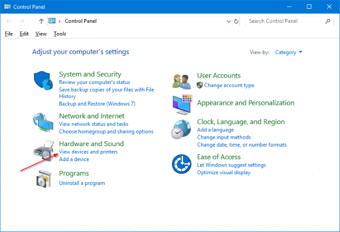 change printer name in Windows 10 pic5