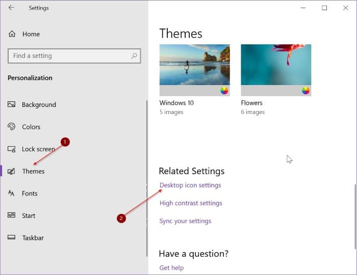 change recycle bin icon in Windows 10 pic2