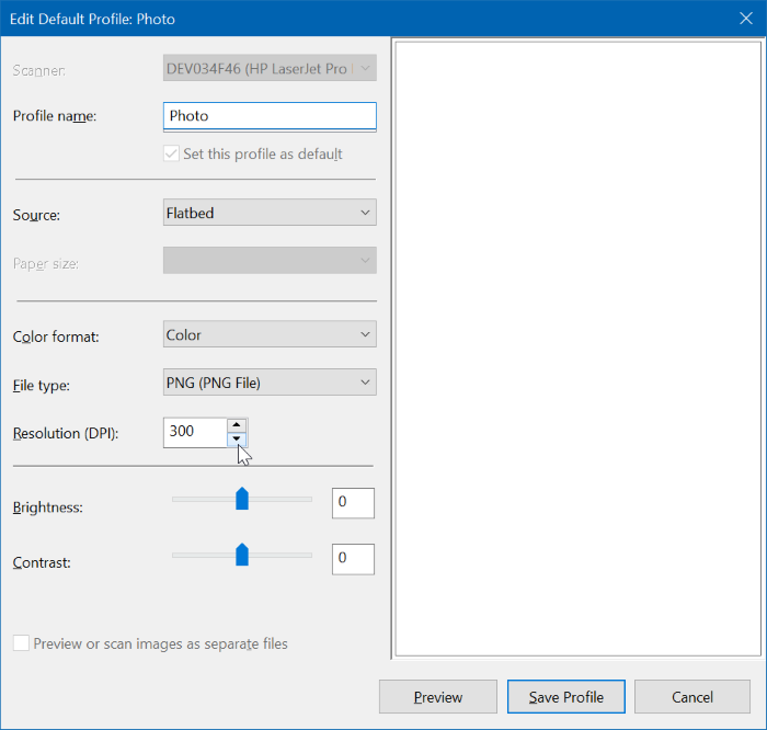 change scan settings in Windows 10 pic3