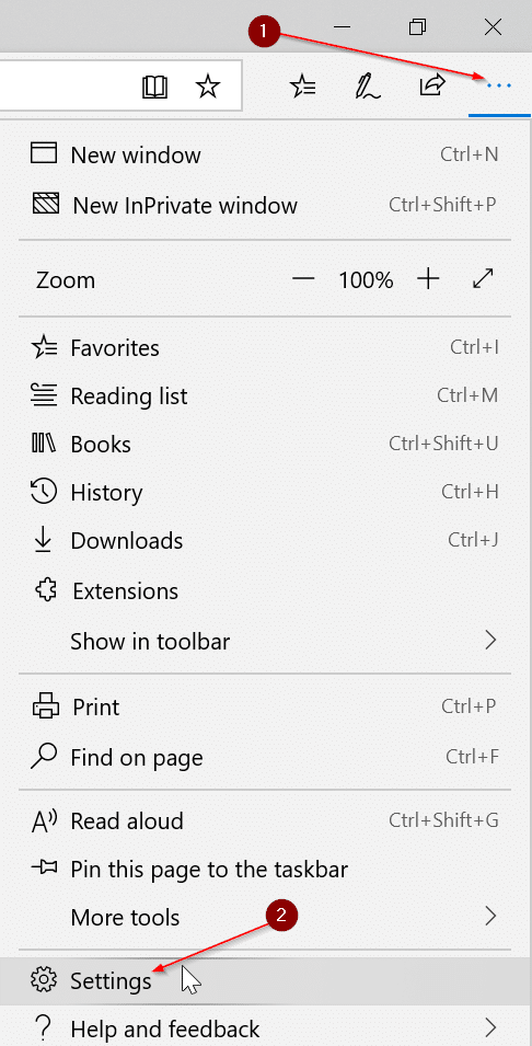 change the default search engine in Edge in Windows 10 pic1