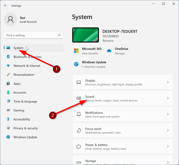 change sound output device in Windows 11 pic3