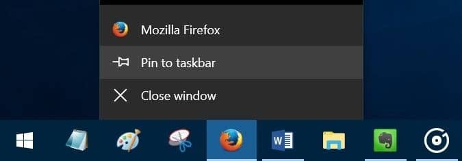 change taskbar icons of programs in Windows 10 pic1