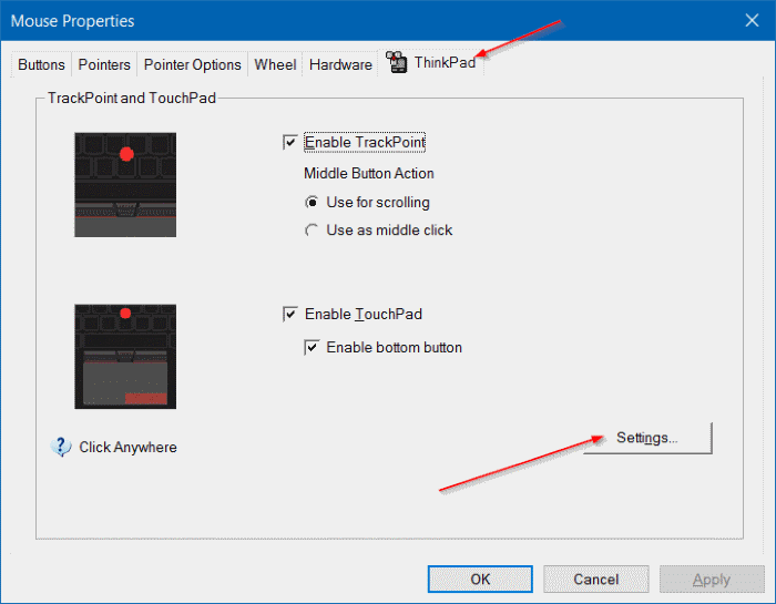 change touchpad scroll direction in Windows 10 step2