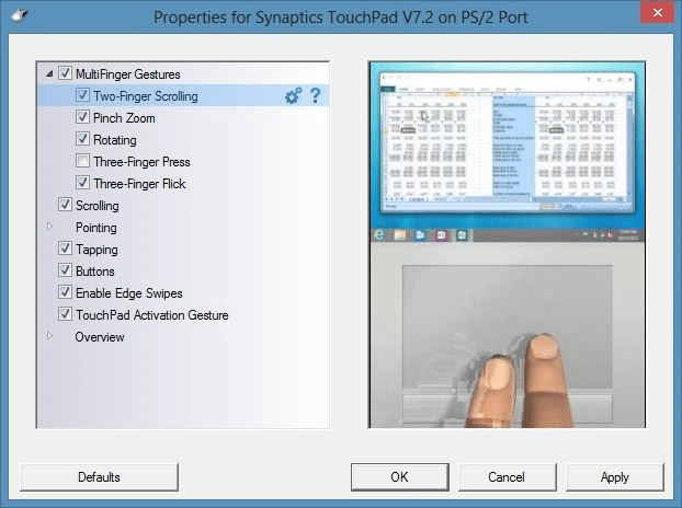 change touchpad scroll direction in Windows 10 step4.1