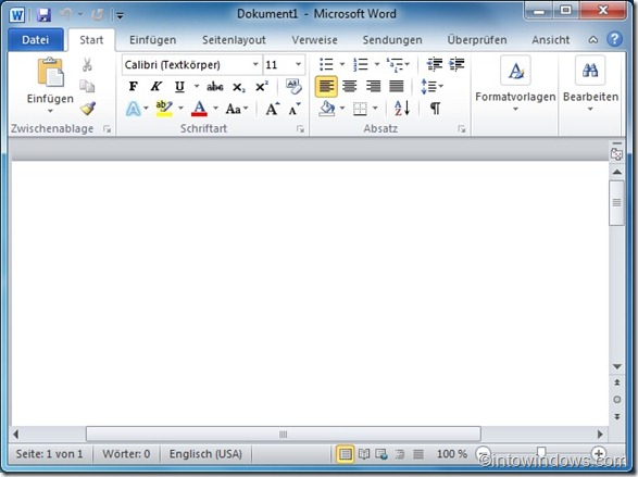 change office 2010 display language
