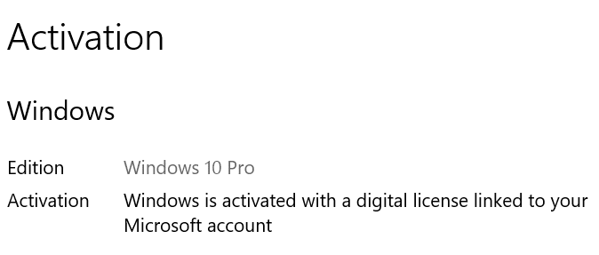 check Windows 10 activation status pic01