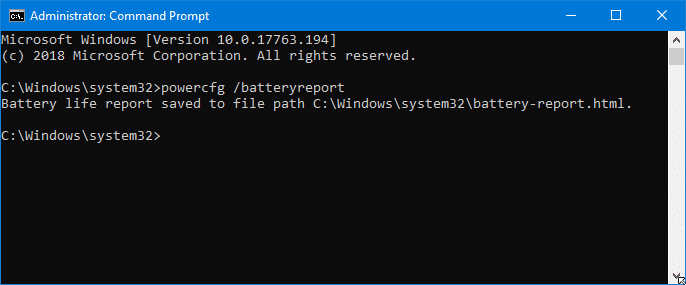 check current battery capacity in Windows 10 pic2