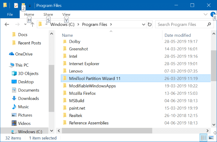 check disk space usage by programs apps in Windows 10 pic3