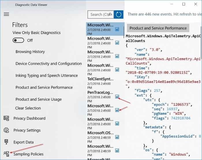 check if Microsoft is collecting data from your PC pic2