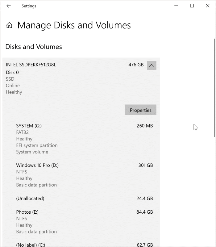 check if a drive is GPT or MBR in Windows 10 pic10