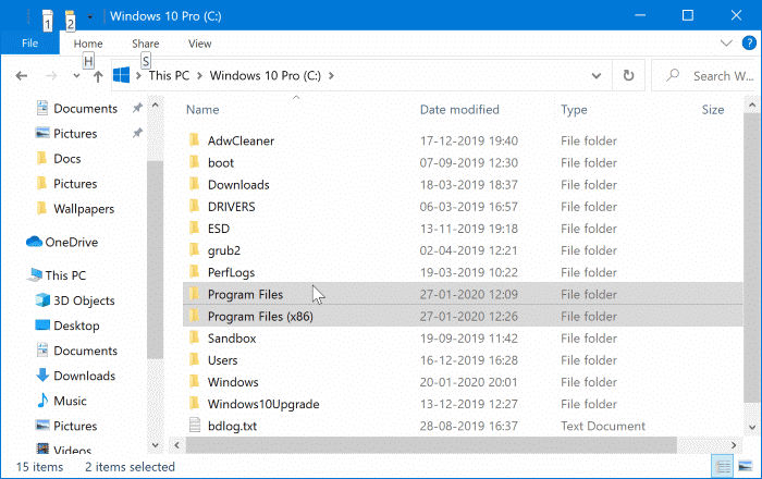 check if installed program in 64-bit or 32-bit in Windows 10 pic01