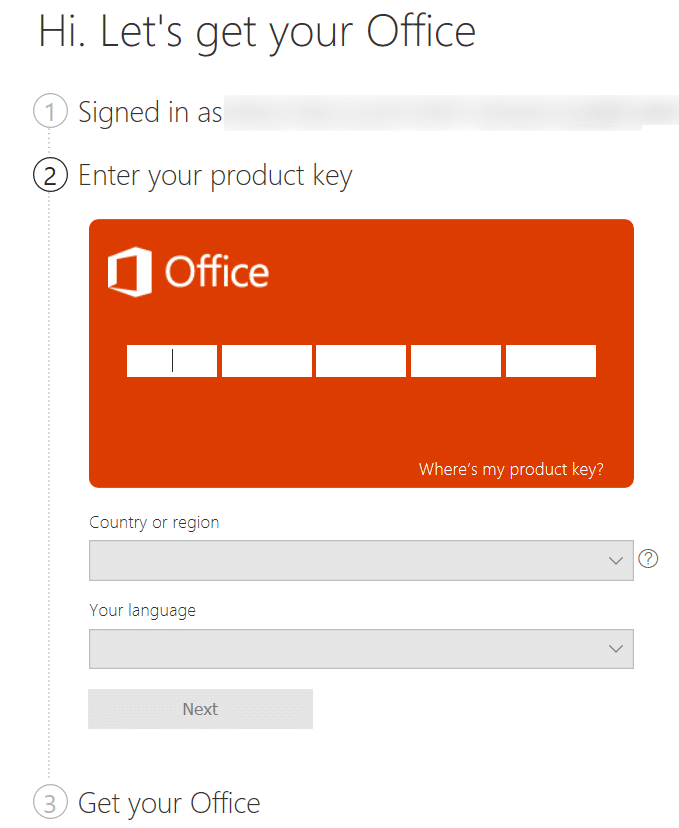check if your Office 2016 or 2013 product key is valid pic2