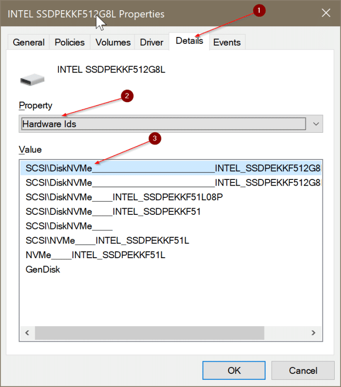 check if your PC has NVMe SSD or SATA SSD In Windows 10 pic3
