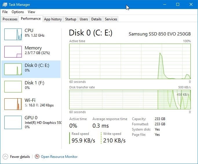 check if your Windows 10 PC has SSD pic1