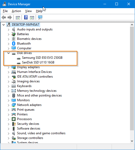 check if your Windows 10 PC has SSD pic6