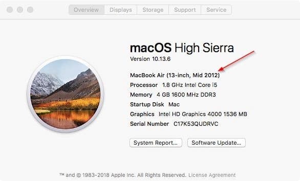 check mac model