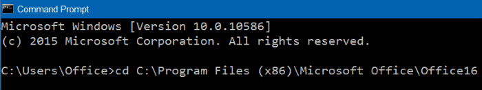 check office 365 or office 2016 activation status step (6)