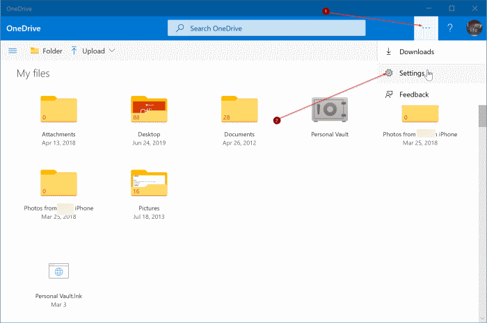 check onedrive storage space usage in Windows 10 pic4