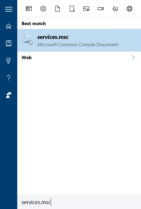 clear Windows Update cache in Windows 10 step1