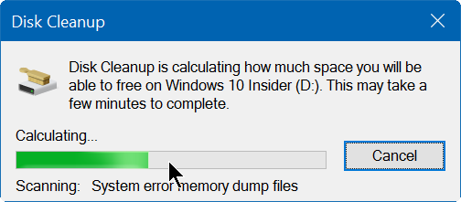 clear and reset thumbnail cache in Windows 10 step3