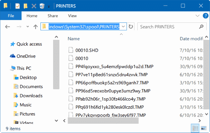 clear print queue in Windows 10 pic9