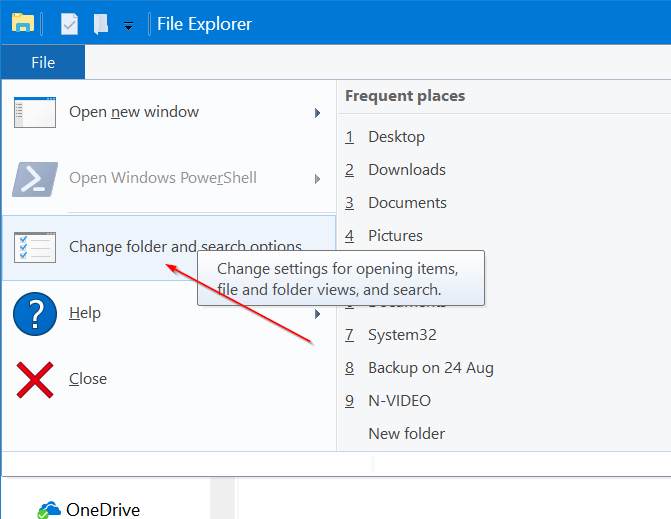 clear recent files from Windows 10 quick access pic2