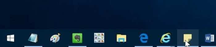 close or minimize Sticky notes Windows 10 pic3