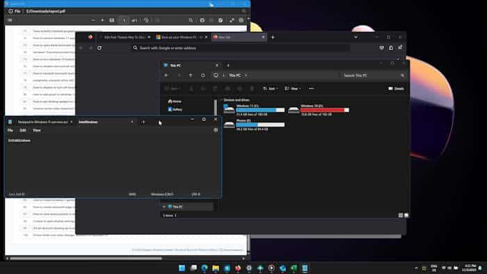 close programs using alt f4 in Windows