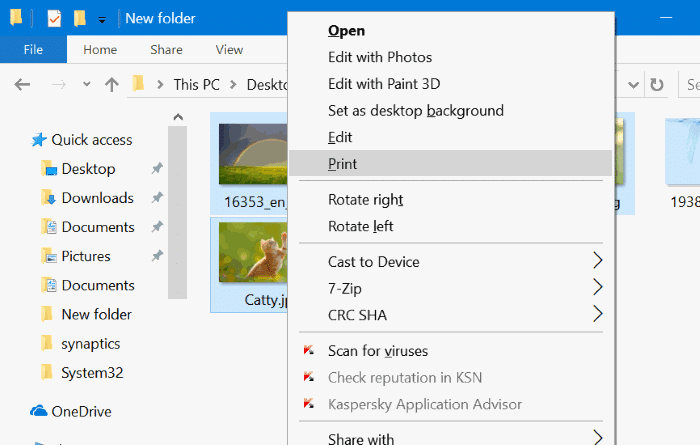 combine multiple pictures into one PDF in Windows 10 pic1