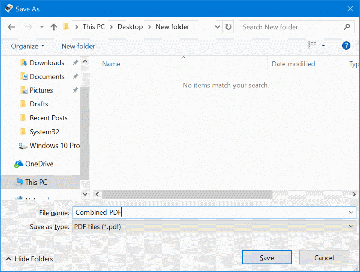 combine or merge pdf files in Windows 10 free pic3