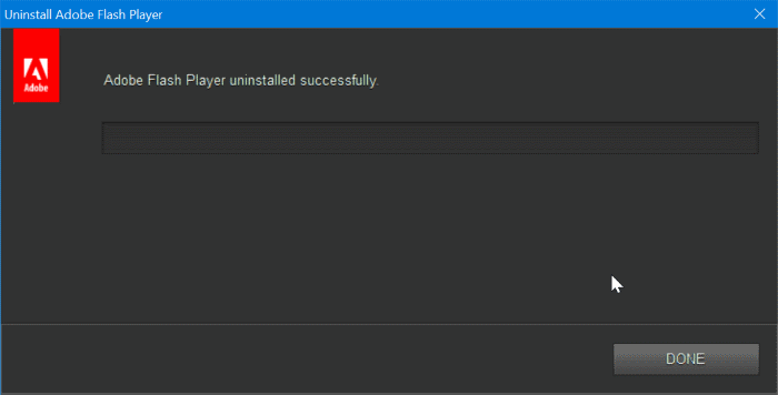 completely uninstall Adobe Flash Player from Windows 10 pic4