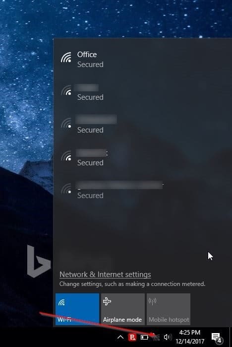 connect Windows 10 PC to Wi-Fi network without entering password pic1