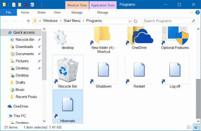 cortana command to restart, hibernate, or shut down Windows 10 step3