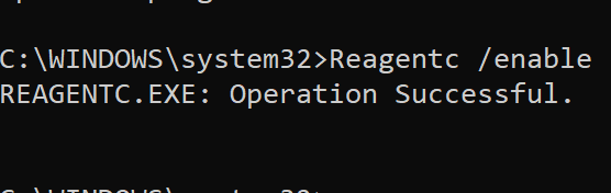 could not find the recovery environment in Windows 11 Windows 10 pic3