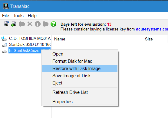 create macos sierra bootable usb from Windows step5
