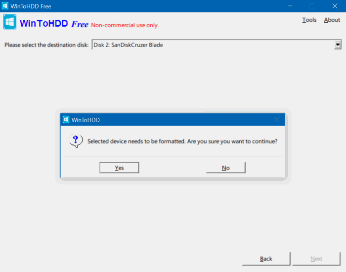 create multi install Windows usb step2