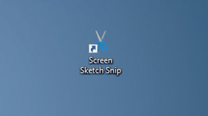 create screen sketch snip desktop shortcut in Windows 10 pic7