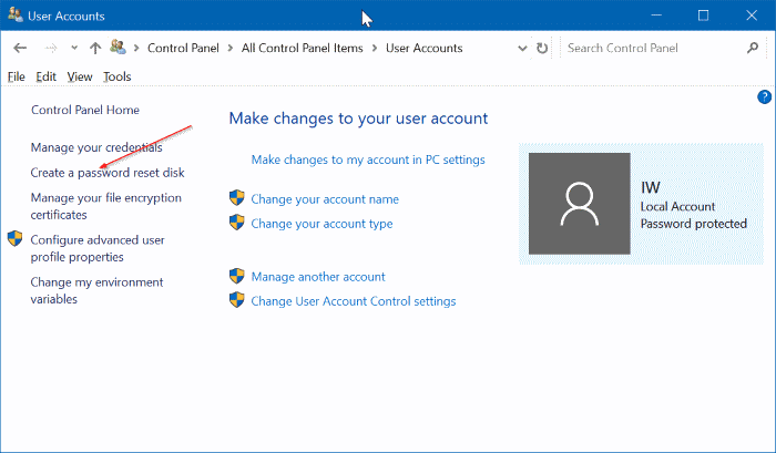 create windows 10 password reset disk on usb pic3