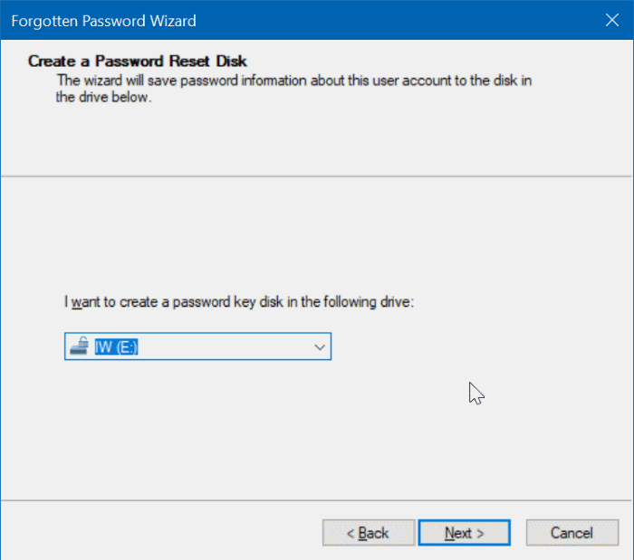 create windows 10 password reset disk on usb pic5