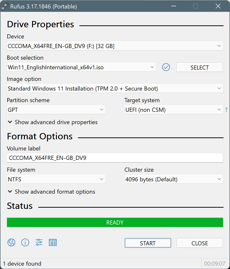 create windows 11 bootable USB with Rufus pic5