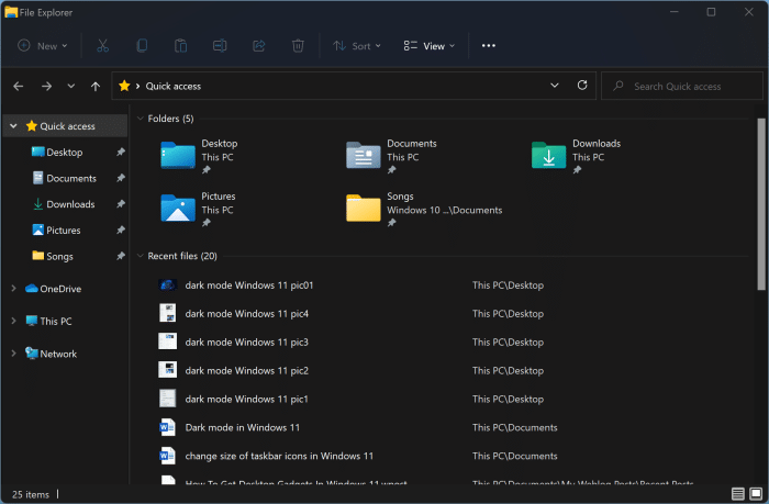 dark mode Windows 11 pic5
