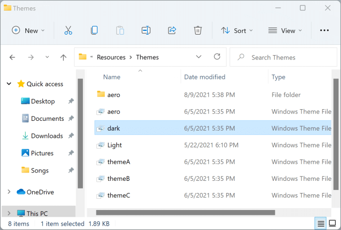 dark mode Windows 11 pic7