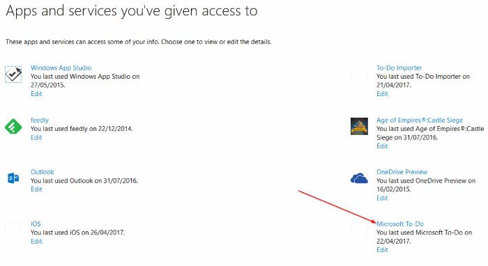 delete Microsfot To Do account pic1